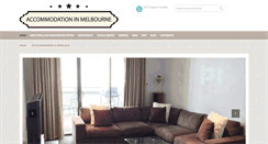 Desktop Screenshot of accommodationinmelbourne.com.au